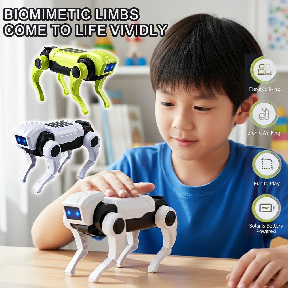 Science Diy Model - DIY 組み立て RC ロボット犬のおもちゃリモコン機械ロボットキット科学教育モデル電気セットギフト男の子子供のための