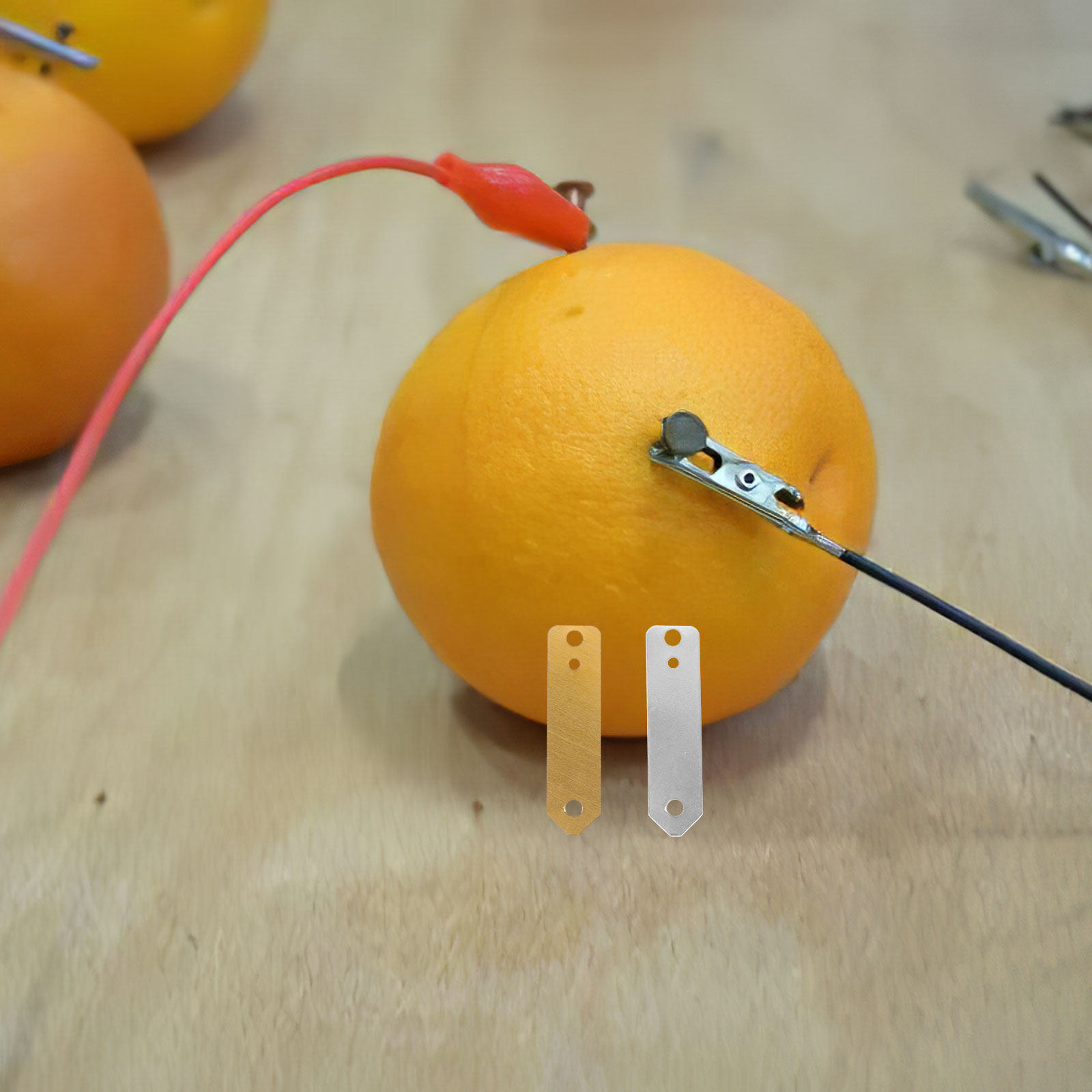 Science Experiment - 10個入り亜鉛銅陽極ストリップ金属ストリップ科学実験用亜鉛ストリップフルーツバッテリーツール