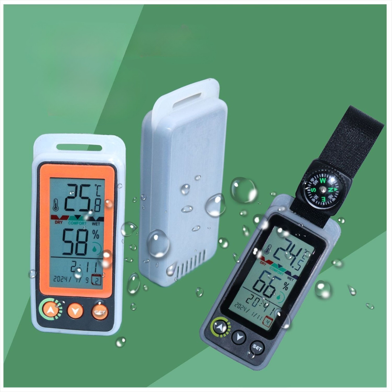 Weather Station Indoor - 屋外ポータブルデジタル温度計湿度計屋内ルームミニ温度湿度計センサーゲージ気象ステーション