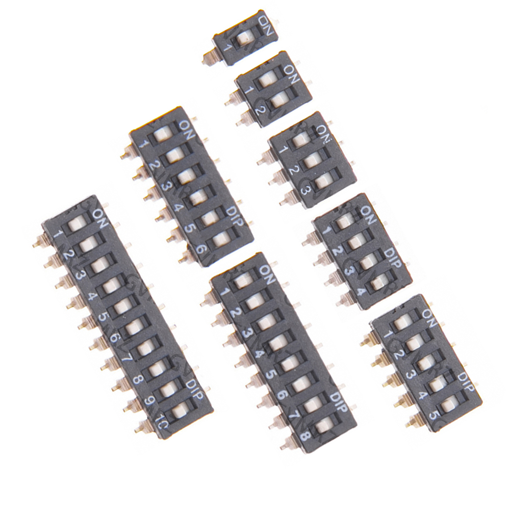 Circuit Snap Kit - 5個入り 2.54mmピッチ トグルスイッチ スナップスイッチ DIP SMD