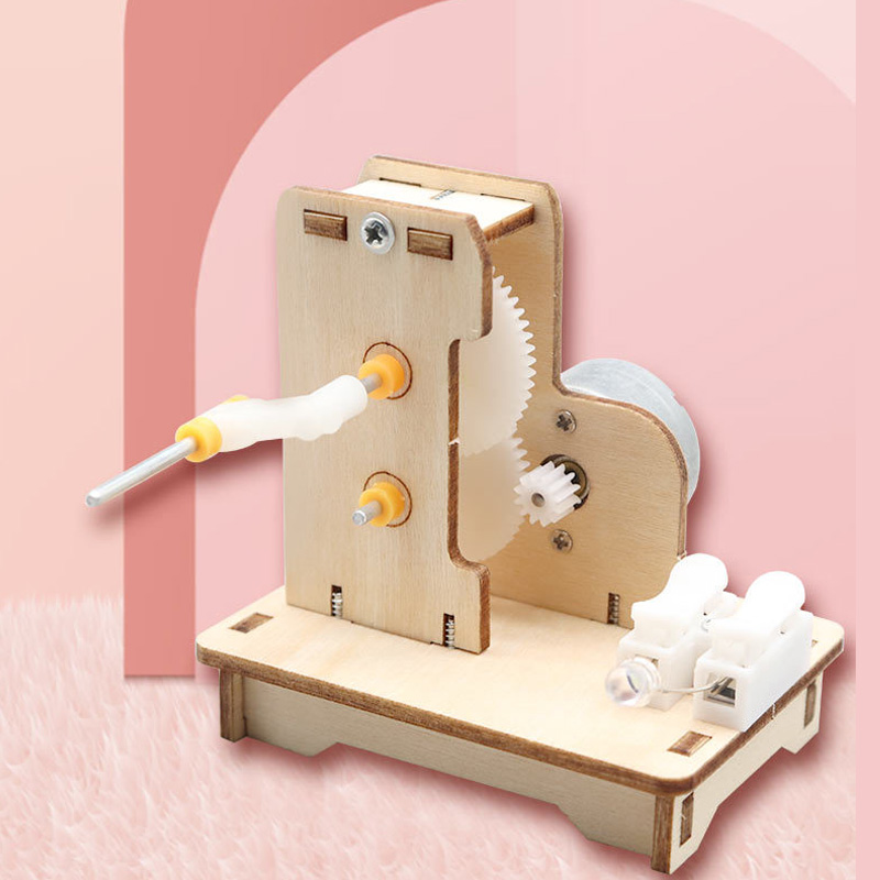 Science Diy Model - DIY ミニハンドジェネレーター DIY 科学実験キット & 教育モデルのおもちゃ子供のギフトおもちゃプロジェクト