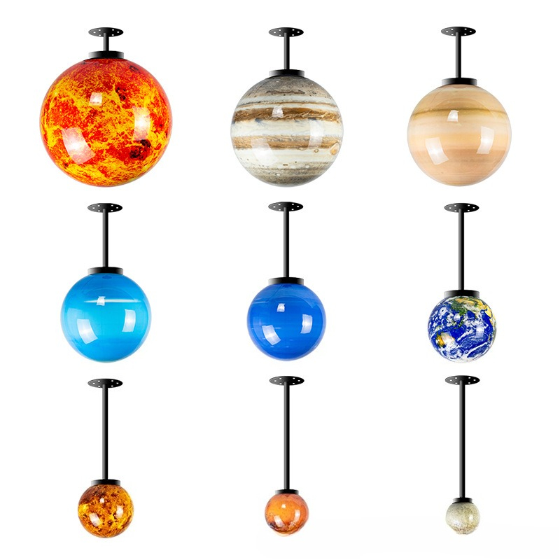 Science Exhibition Models - 太陽系8惑星模型展示システム - 天文学模型、科学普及展示品