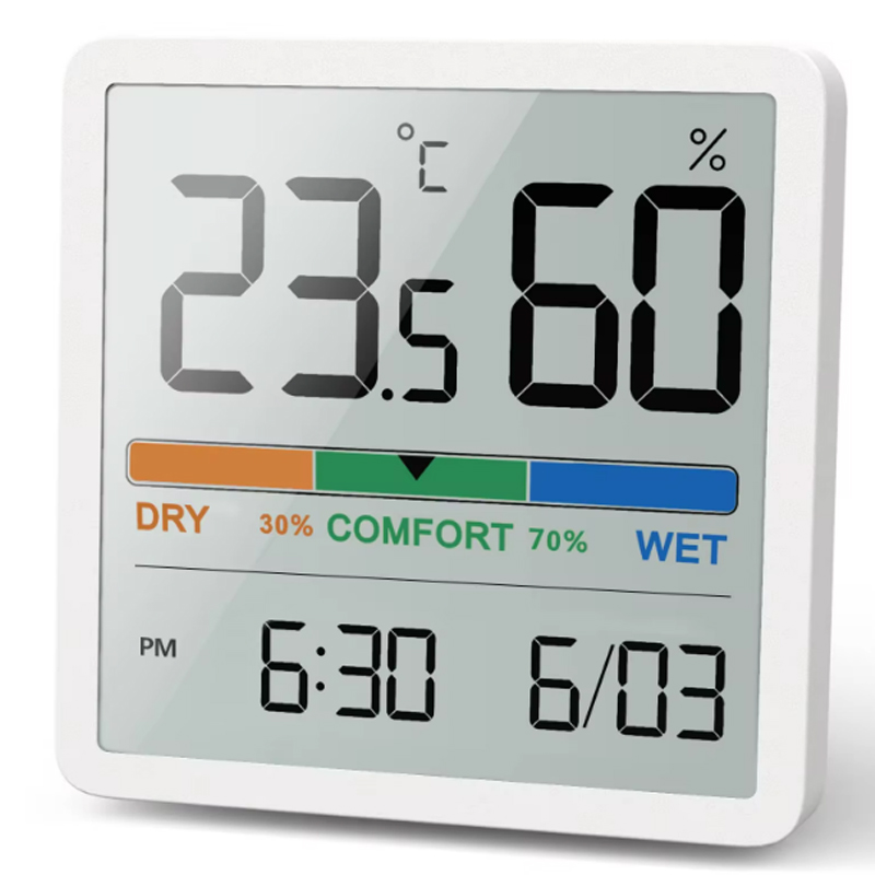 Weather Station Indoor - 2026 新しいデジタル家庭用室内温度湿度計 LCD デジタル温度計湿度計センサーゲージ気象ステーション