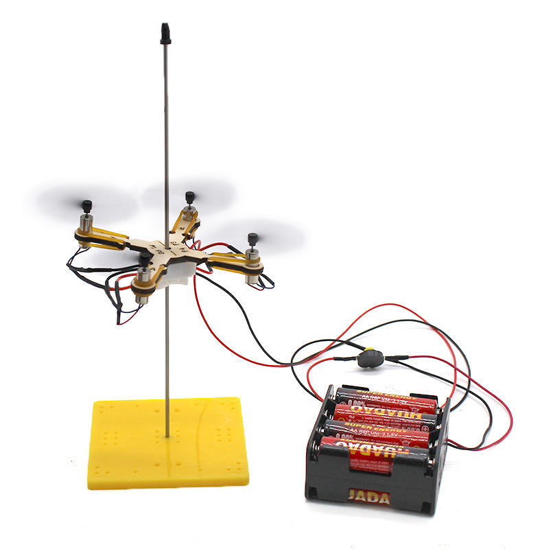 Science Diy Model - 1 個 DIY ドローンモデル子供科学おもちゃ技術物理学教材ヘリコプターゲーム学習教育玩具子供のため