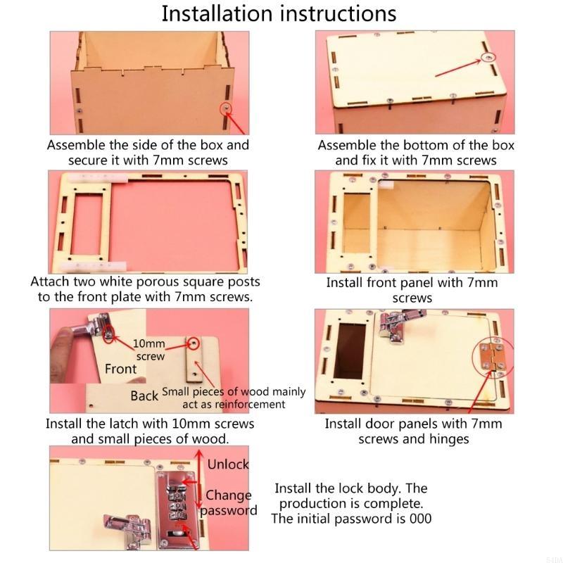 54DA DIY 金庫作成キット子供のための科学プロジェクト - Science Project Toys Making のレビューと価格