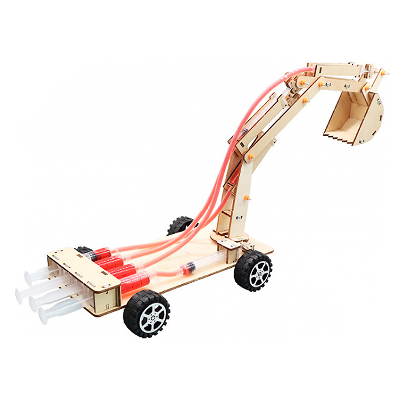 手作り油圧ショベル DIY 学生技術少量生産科学教育玩具モデ - Science Diy Model のレビューと価格