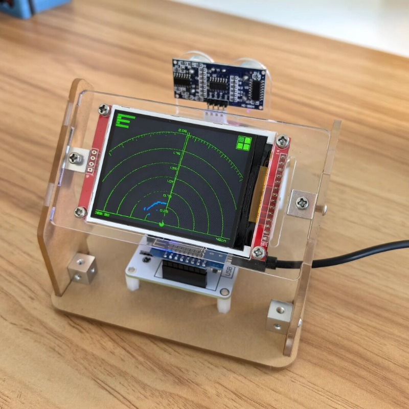 Arduino / STM32用超音波レーダースキャニングモ - Science Project Toys Making のレビューと価格