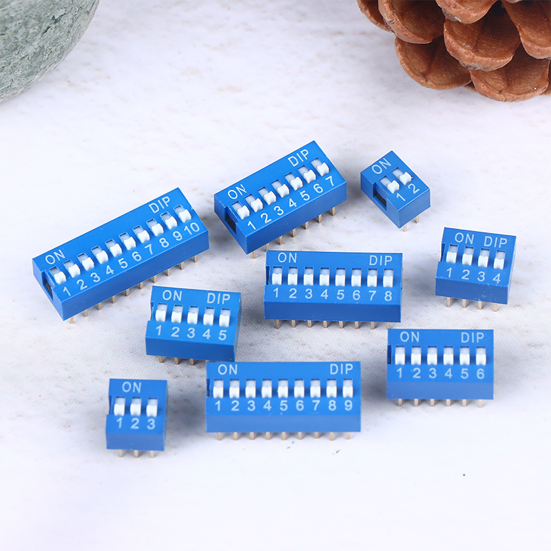 10個 2.54mm DIPスイッチモジュール - 1-10 - Circuit Snap Kit のレビューと価格