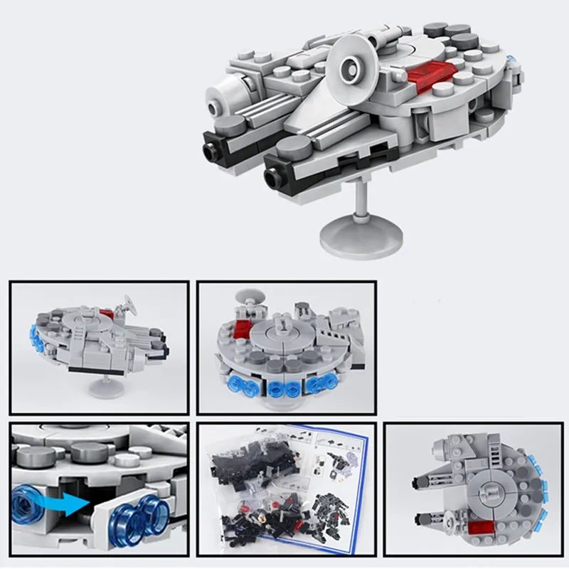 クラシックスターファイター飛行機宇宙船ビルディングブロックセ - Science Diy Model のレビューと価格