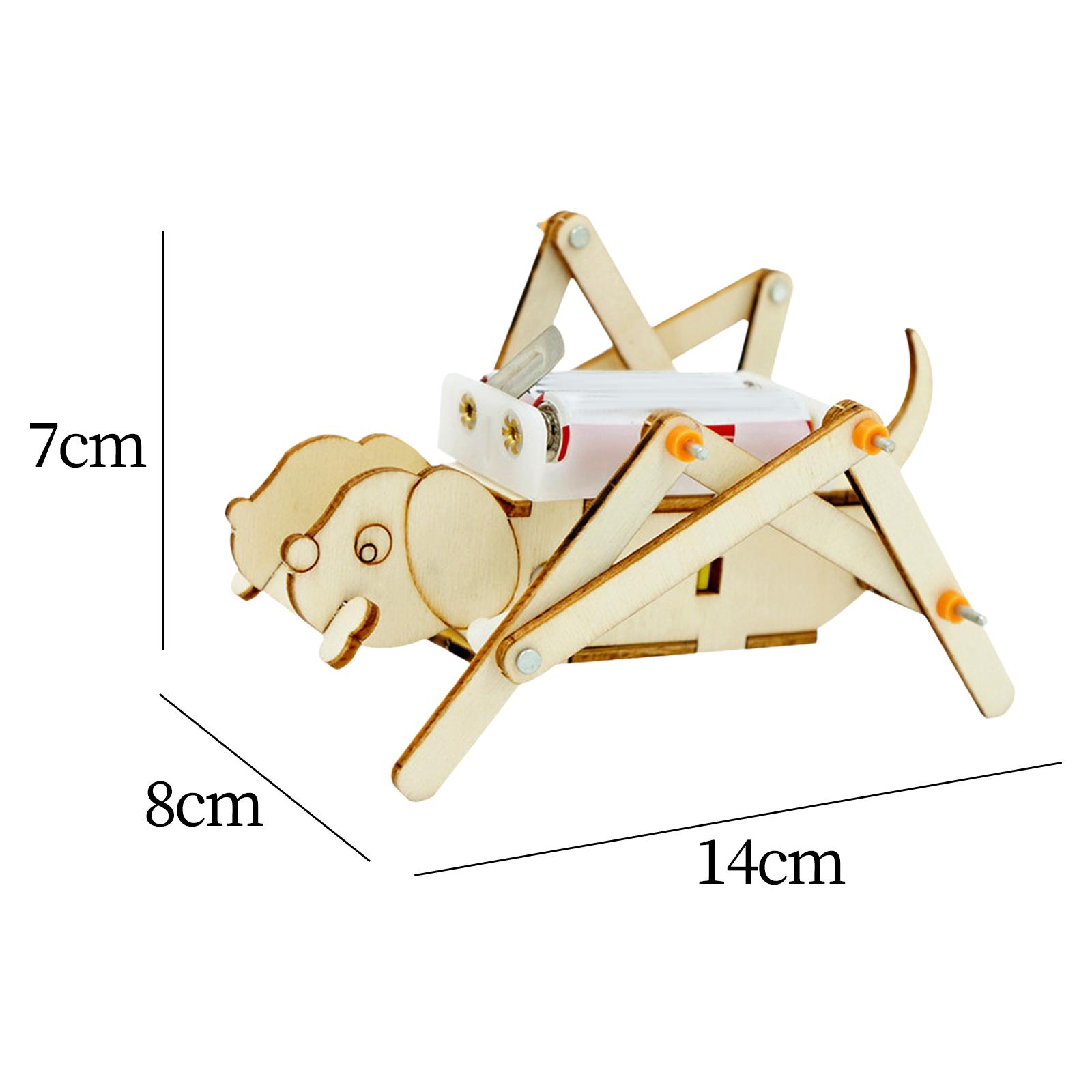 DIY木製模型セット科学キット、機械犬製作、教育玩具、手と目 - Science Project Toys Making のレビューと価格
