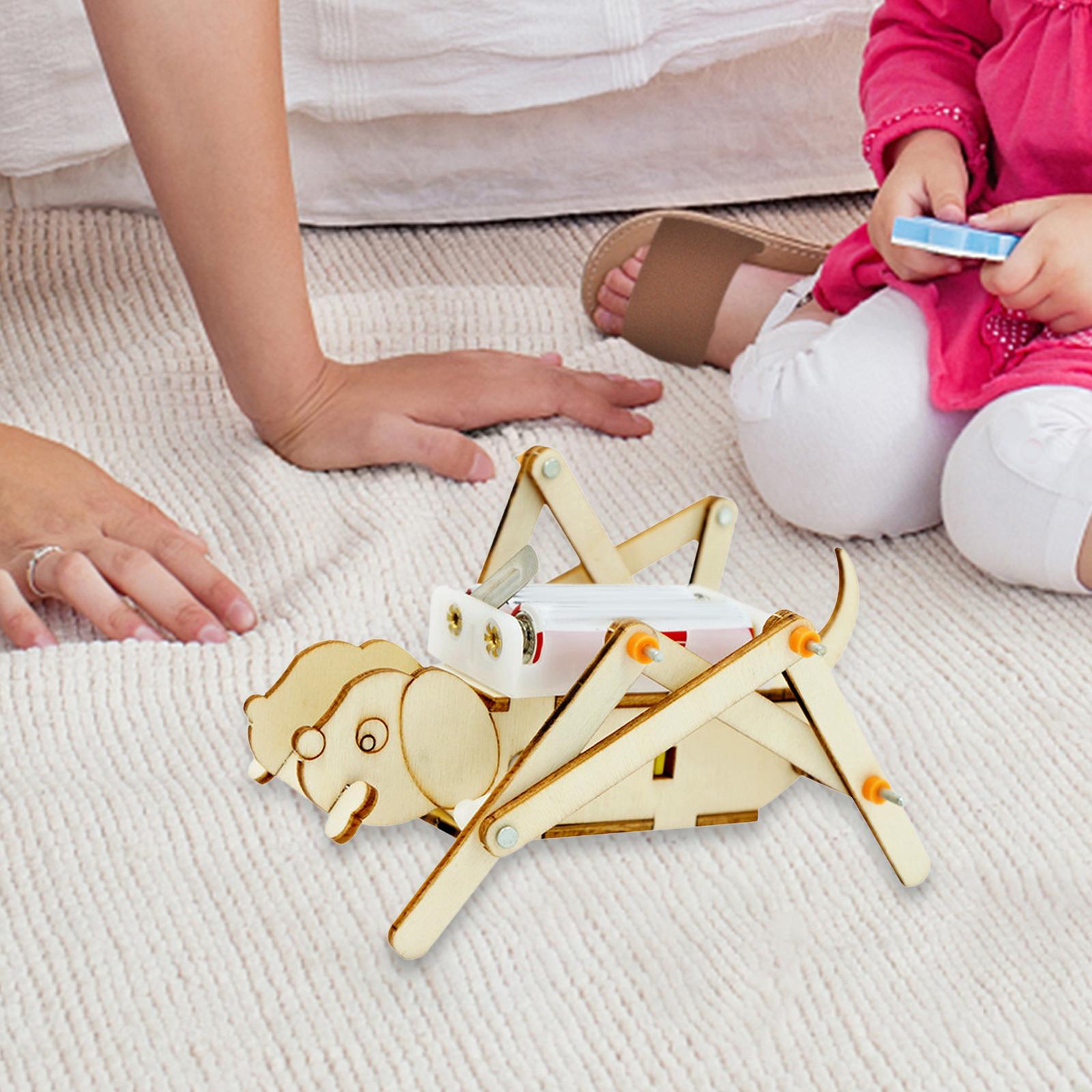 DIY木製模型セット科学キット、機械犬製作、教育玩具、手と目 - Science Project Toys Making のレビューと価格