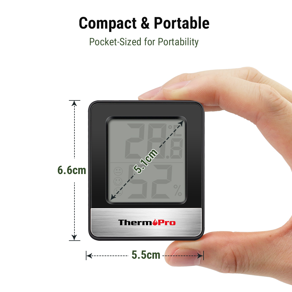 ThermoPro TP49 ミニウェザーステーション屋内温 - Weather Station Indoor のレビューと価格