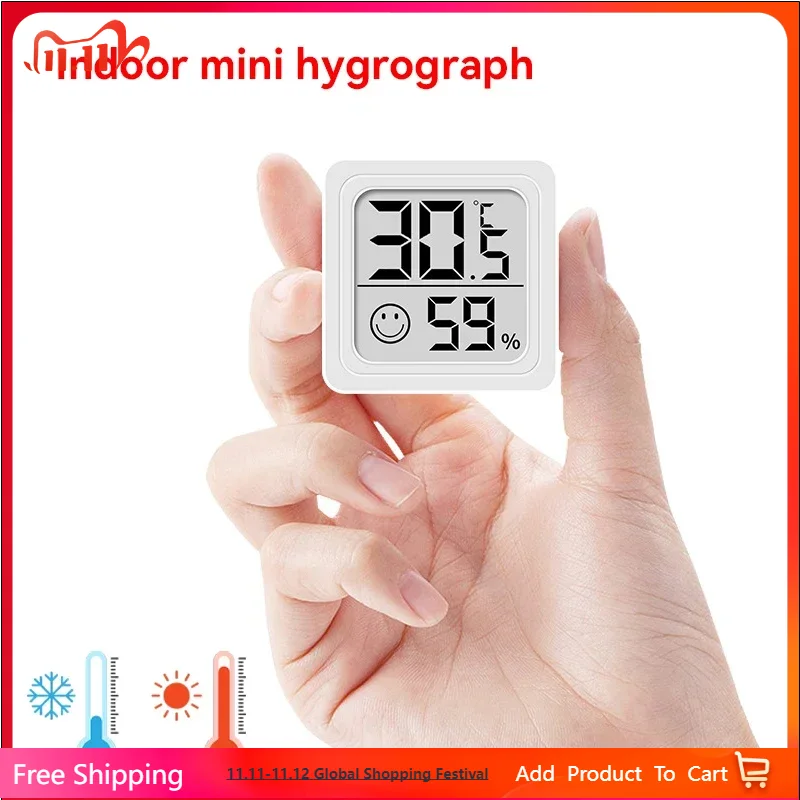 2025年新型ミニLCDデジタル温度計湿度計室内温度湿度計セ - Weather Station Indoor のレビューと価格