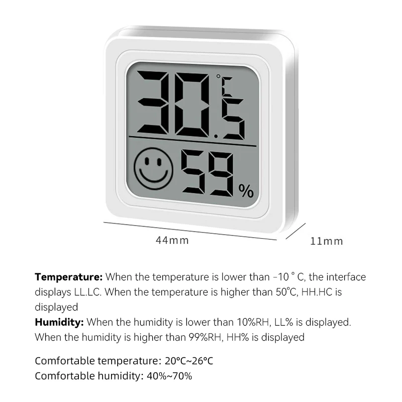 2025年新型ミニLCDデジタル温度計湿度計室内温度湿度計セ - Weather Station Indoor のレビューと価格