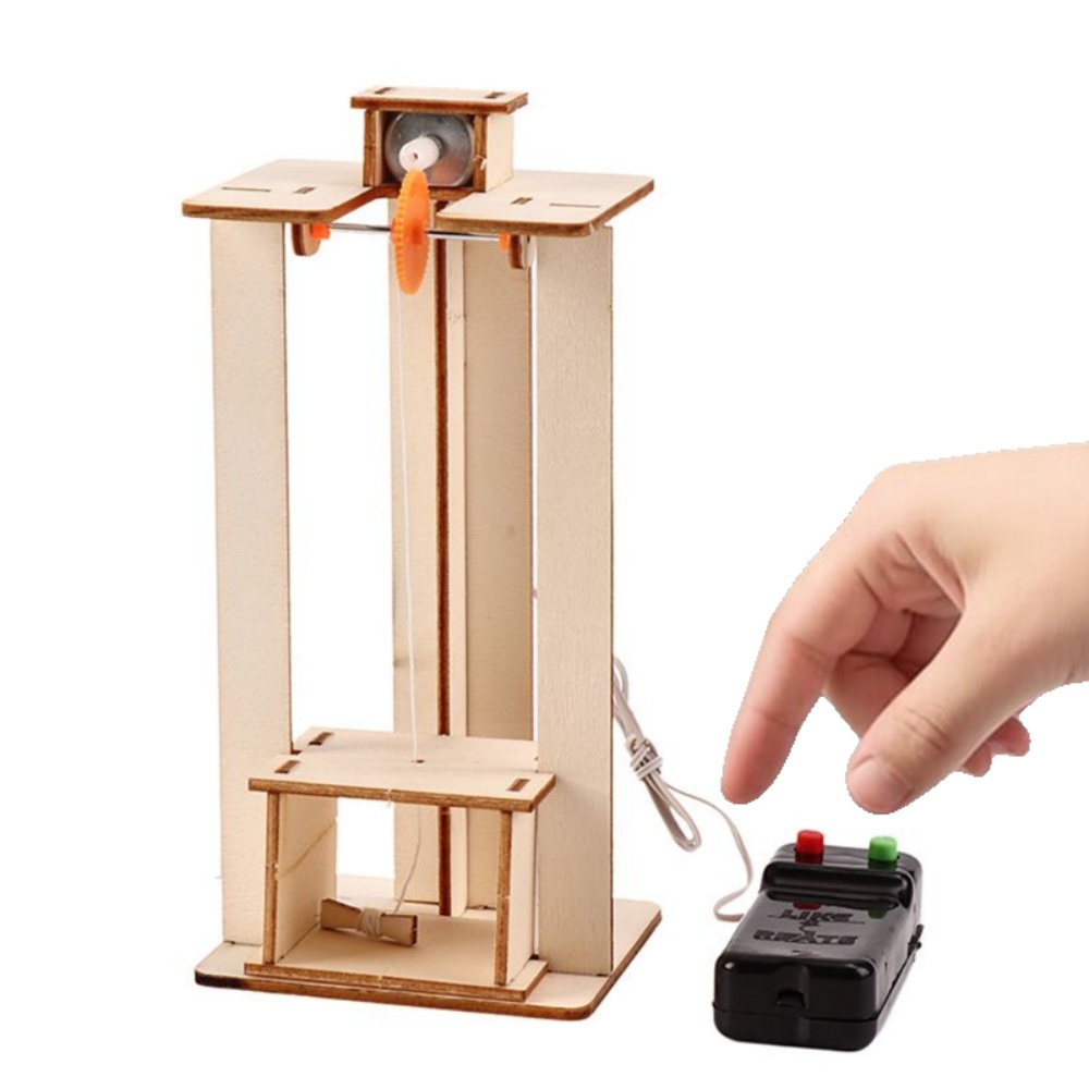 DIY 電動エレベーターリフトモデルパズルおもちゃ科学実験キ - Science Diy Model のレビューと価格