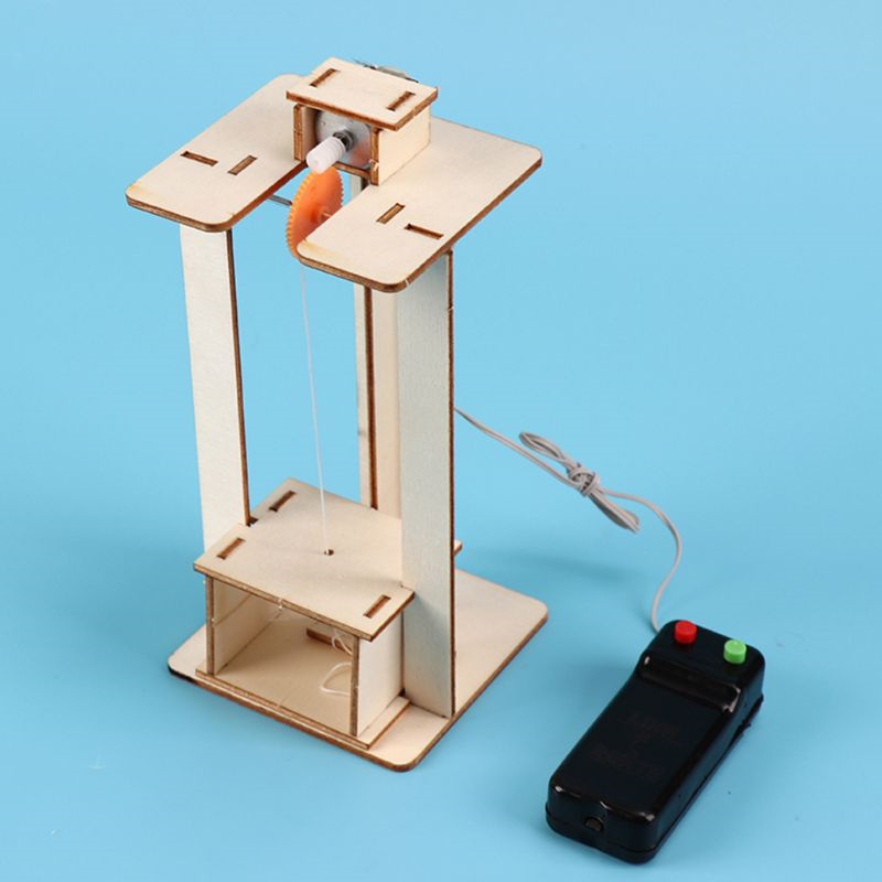 DIY 電動エレベーターリフトモデルパズルおもちゃ科学実験キ - Science Diy Model のレビューと価格