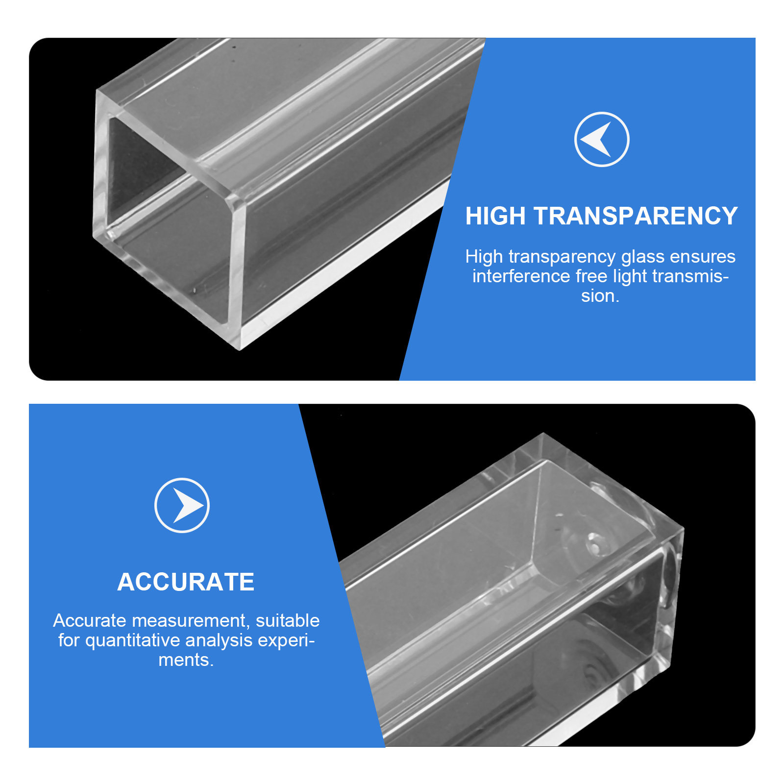 100個入り透明プラスチックキュベット 4.5ml 光学サン - Science Experiment のレビューと価格