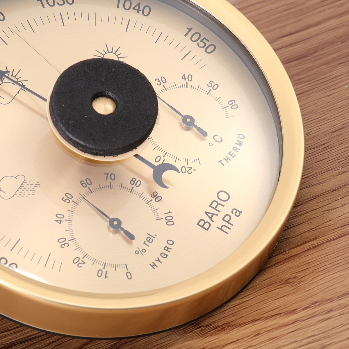 3-in-1アナログ気象ステーション 気圧計 温度計 湿度計 - Barometer Analog Classic のレビューと価格