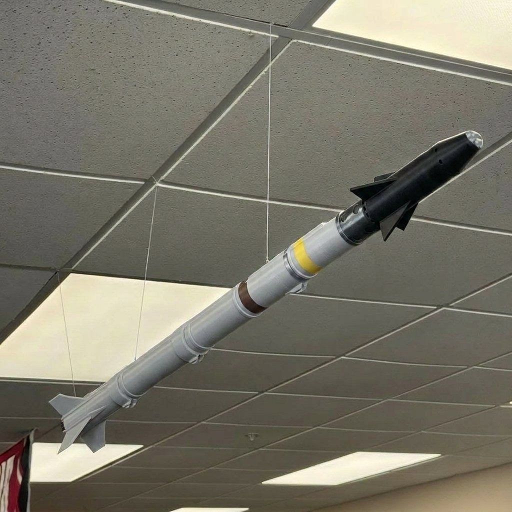 3Dプリントされた大型米国空軍AIM-9Xサイドワインダーミ - Science Exhibition Models のレビューと価格