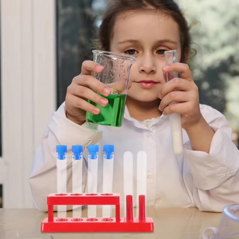 プラスチック試験管ホルダーラック 厚みのある長持ちする耐久性 - Science Experiment のレビューと価格