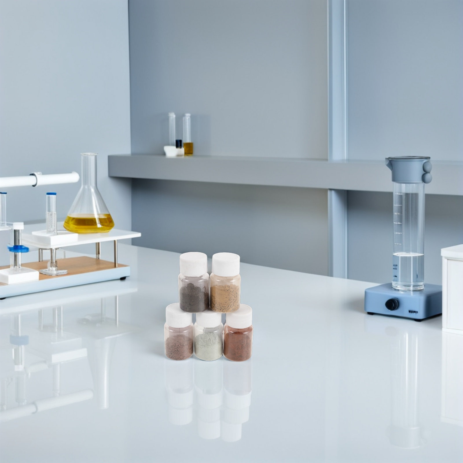 20本入り5色の実験用土壌サンプル、バイアル入り土壌コレクシ - Science Experiment のレビューと価格
